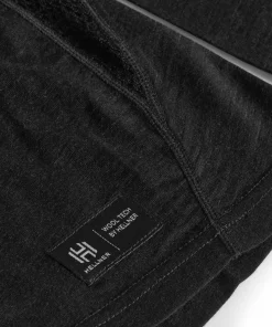 Hellner Women's Wool Tech Base Layer Long Sleeve Black Beauty Sale