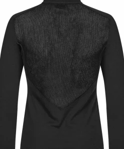 Hellner Women's Wool Tech Base Layer Long Sleeve Black Beauty Sale