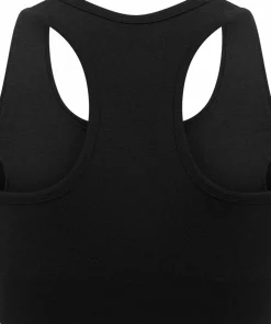 Hellner Women's Wool Tech Seamless Bra Black Beauty