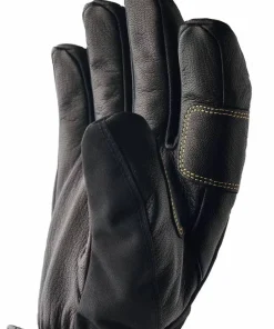 Hestra Army Leather Gore-Tex - 5 Finger Black/Black