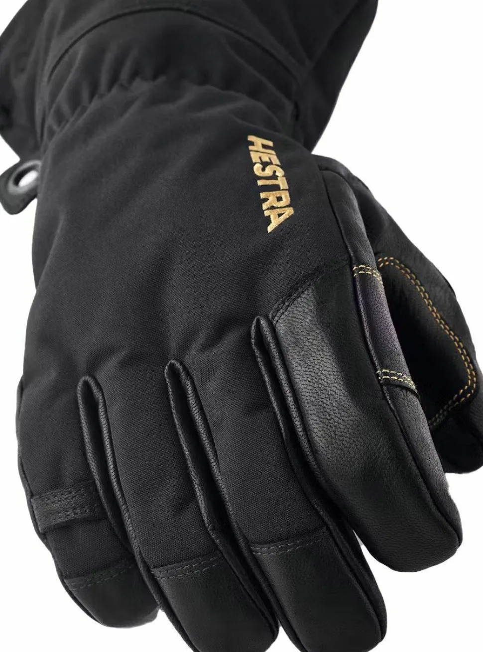 Hestra Army Leather Gore-Tex - 5 Finger Black/Black