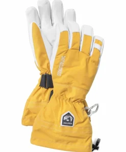 Army Leather Heli Ski 5-finger Mustard Handskar & Vantar Herr