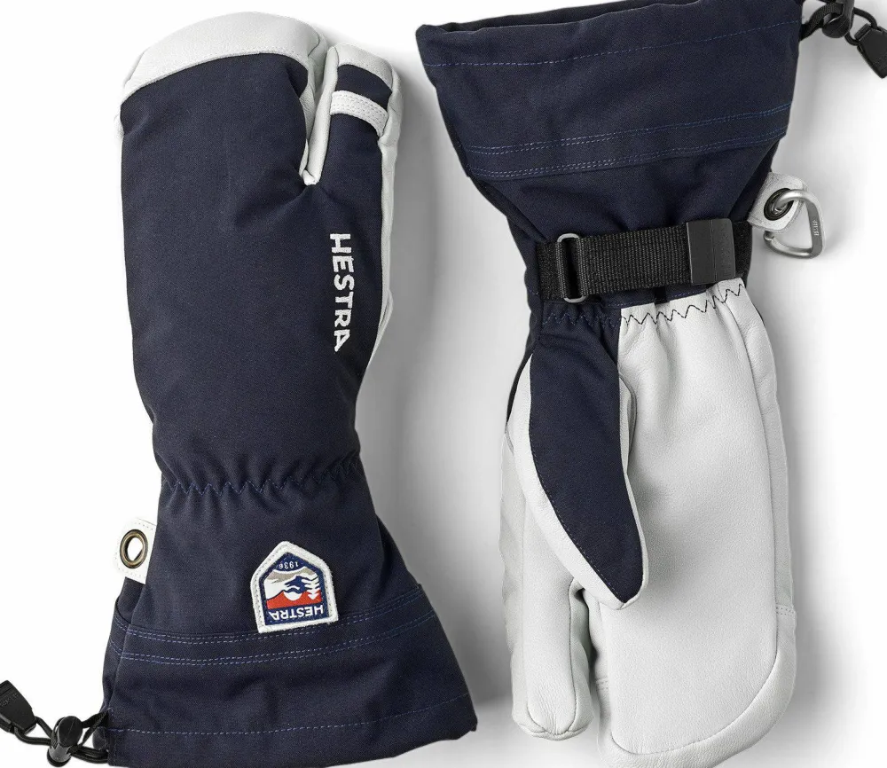 Army Leather Heli Ski 3-Finger e Skidkläder Herr|Handskar & Vantar Herr