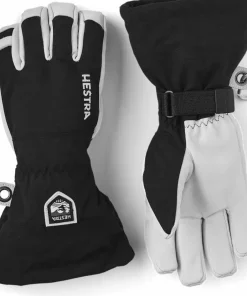 Sale Army Leather Heli Ski 5-finger Black Handskar & Vantar Herr