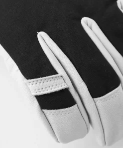 Sale Army Leather Heli Ski 5-finger Black Handskar & Vantar Herr