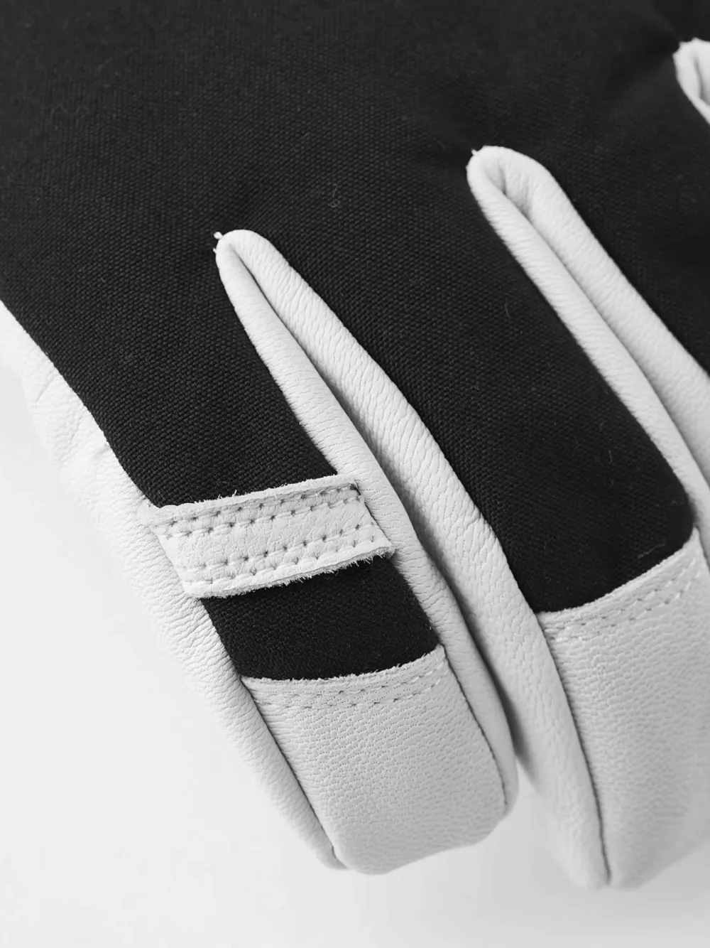 Sale Army Leather Heli Ski 5-finger Black Handskar & Vantar Herr