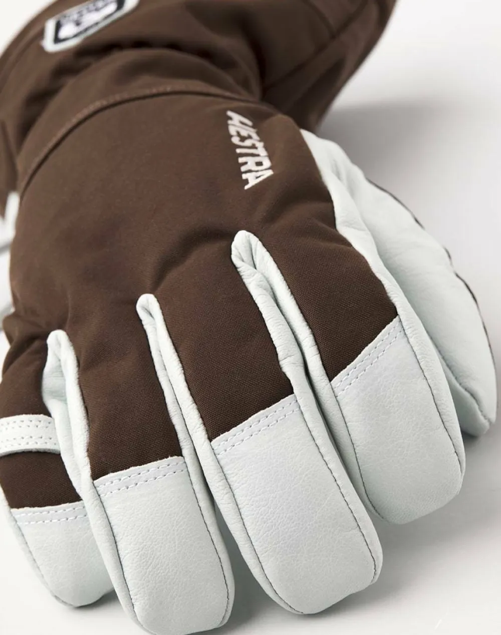 Hestra Army Leather Heli Ski 5-finger Espresso Best
