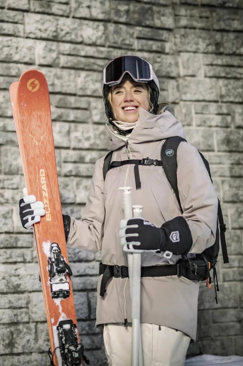 Hestra Army Leather Heli Ski 5-finger Black