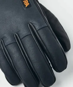 Hestra Army Leather Wool Terry 5-Finger Grey Discount