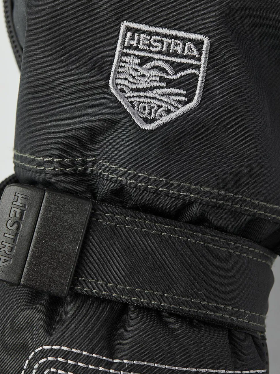 Hestra Baby's Zip Long Mitt Black/Black