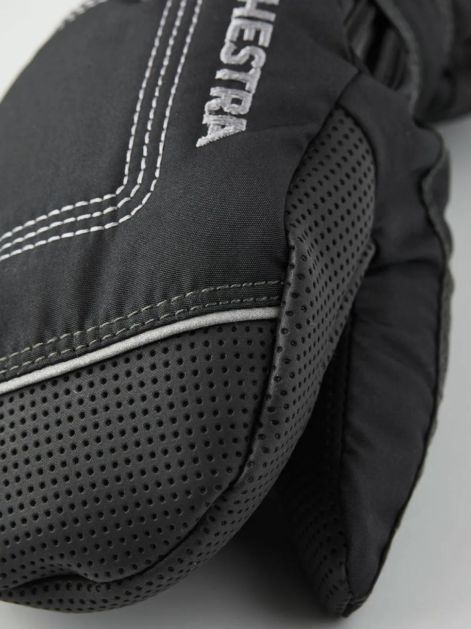 Hestra Baby's Zip Long Mitt Black/Black