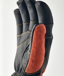 Hestra Couloir 5 Finger Brick Red/Black Hot