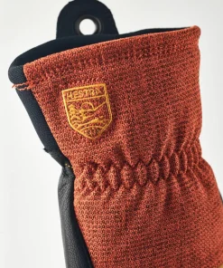 Hestra Couloir 5 Finger Brick Red/Black Hot
