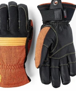 Hestra Couloir 5 Finger Brick Red/Black Hot