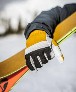 Hestra Couloir 5 Finger Mustard/Off White Mustard/Offwhite Sale