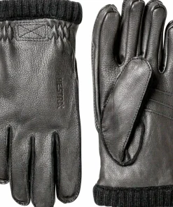 Hestra Deerskin Primaloft Rib Black Svart Best