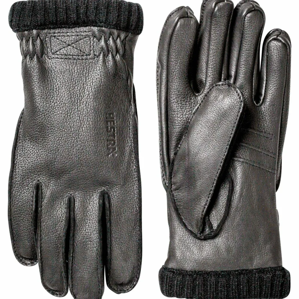 Sale Deerskin Primaloft Rib Black Handskar & Vantar Herr