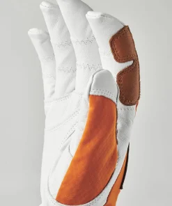 Hestra Ergo Grip Active Wool Terry - 5 Finger Orange/Off White