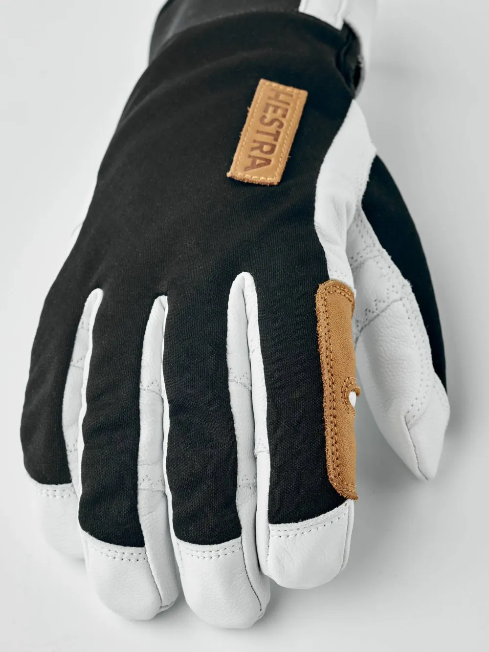 Hestra Ergo Grip Active Wool Terry - 5 Finger Black/Off White Svart / Offwhite Online
