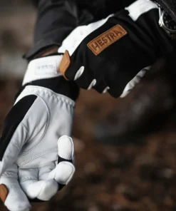 Hestra Ergo Grip Active Wool Terry - 5 Finger Black/Off White Svart / Offwhite Online