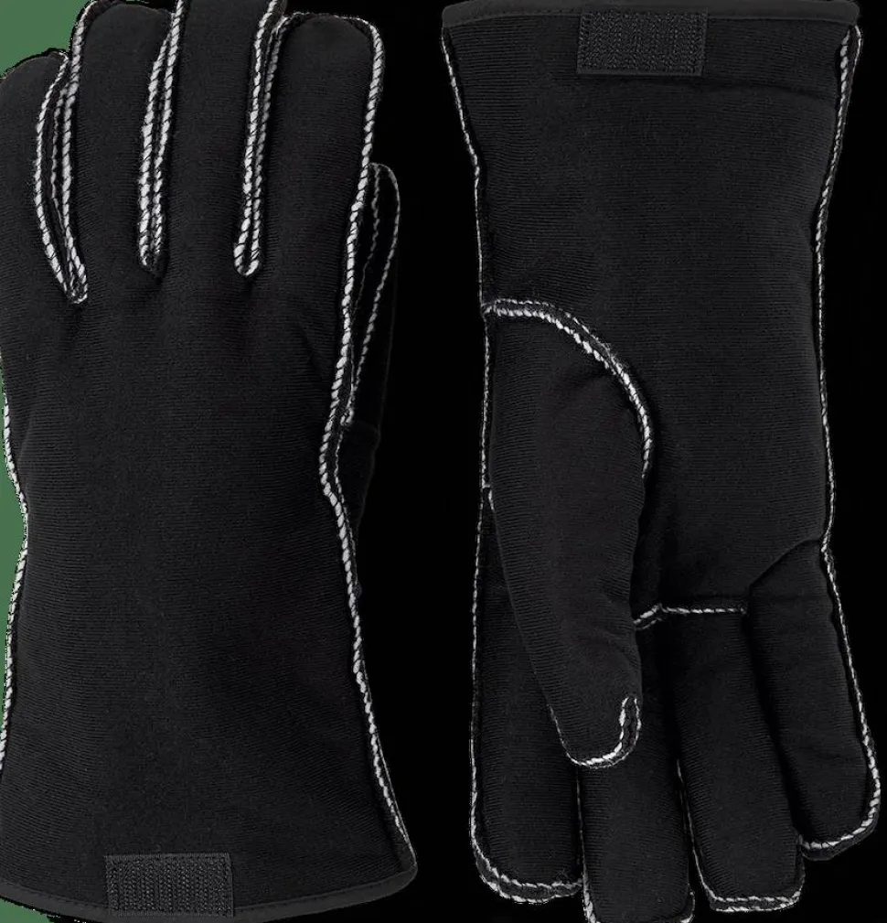 Hestra Gauntlet Fleece Liner 5-Finger Black