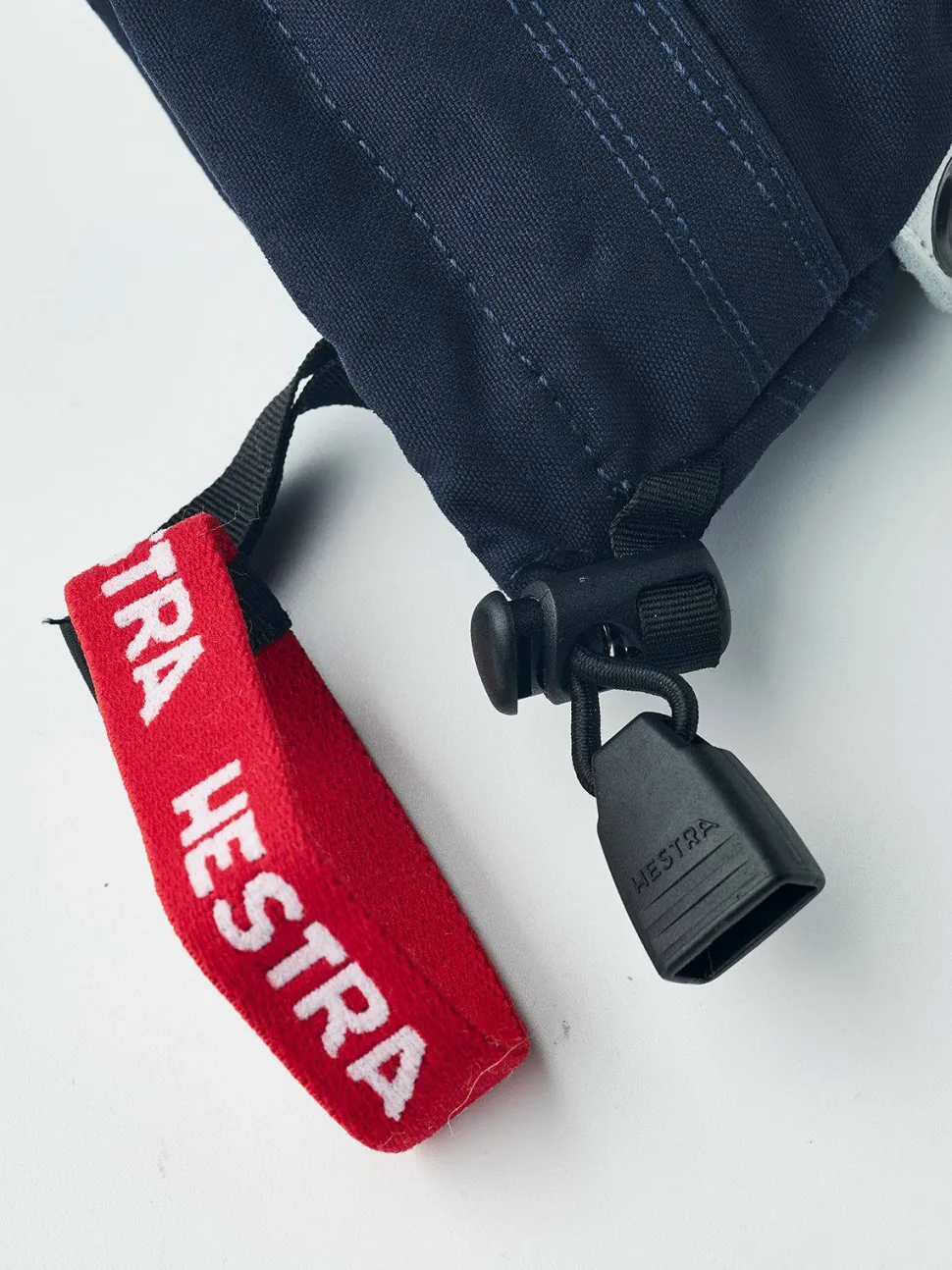 Hestra Juniors' Army Leather Heli Ski 3-Finger Navy