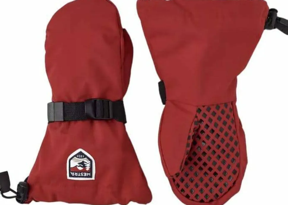 Hestra Kids' Fjellvotten Mitt Red