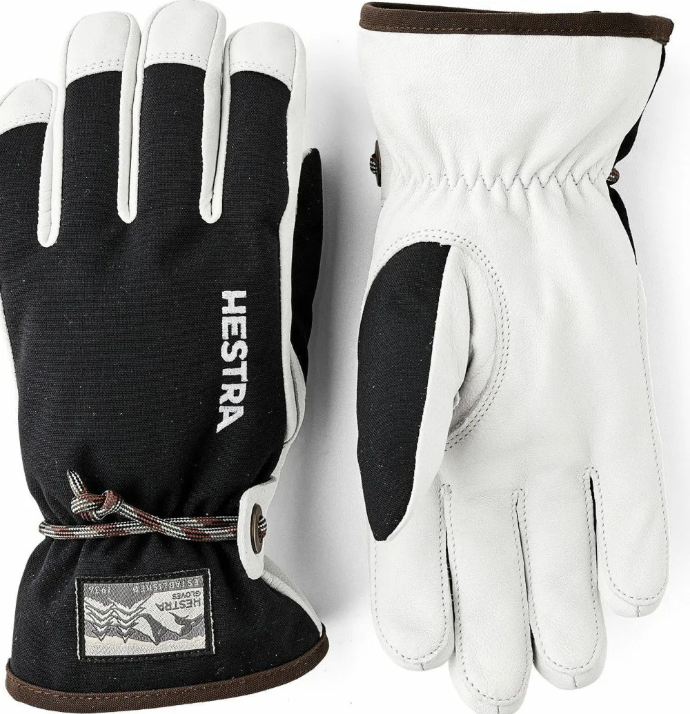 Hestra Kids' Wakayama Jr - 5 Finger Black Hot