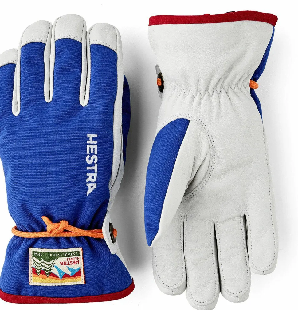 Hestra Kids' Wakayama Jr - 5 Finger Royal Blue