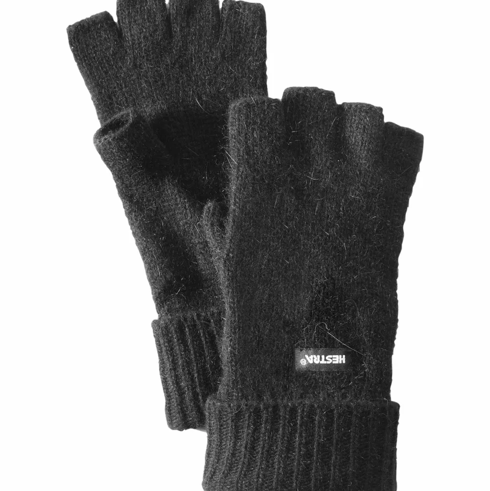 Hestra Men's Pancho Half Finger Black Svart Hot