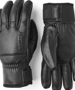Hestra Omni - 5 Finger Black Svart Outlet