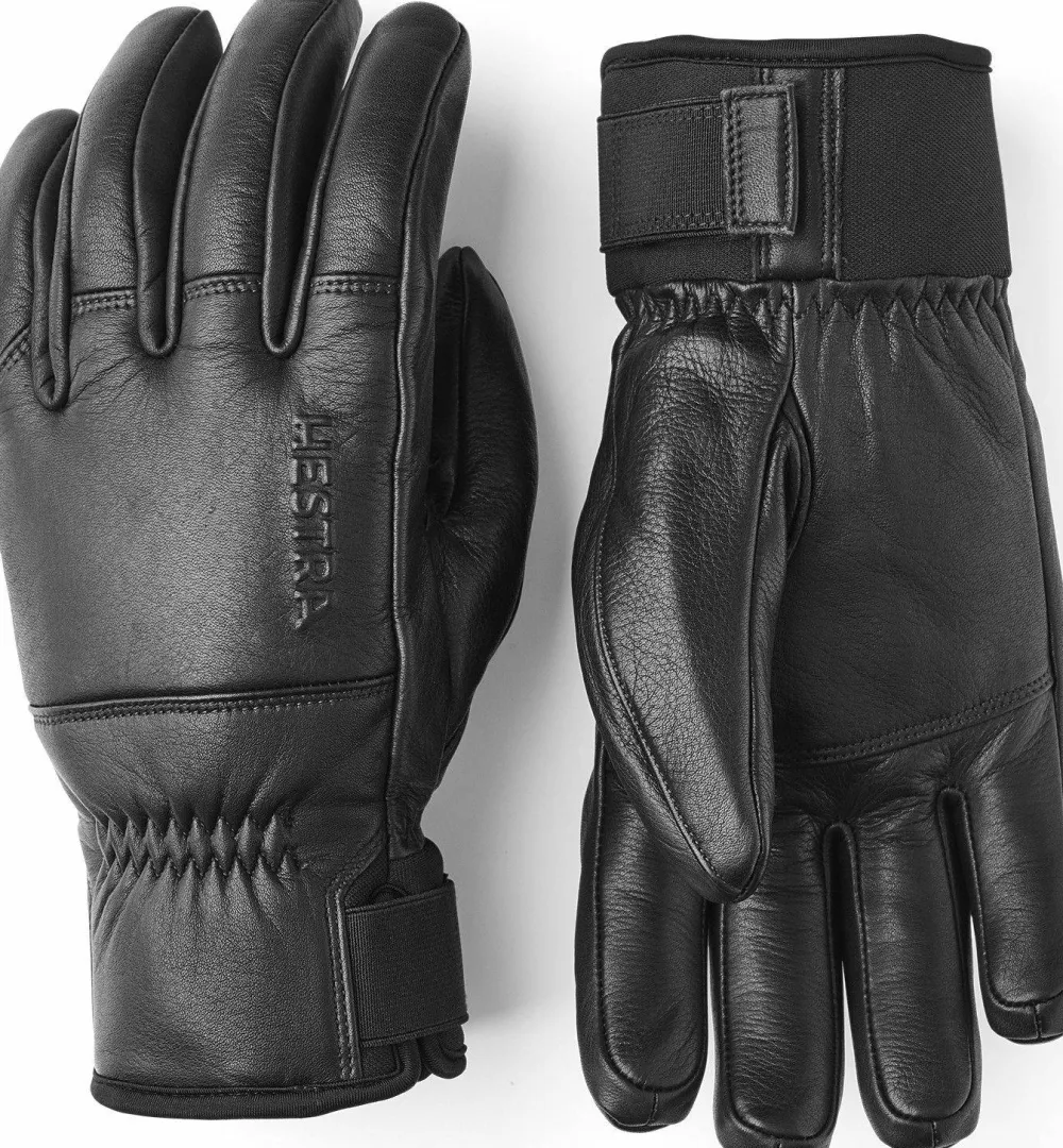 Hestra Omni - 5 Finger Black Svart Outlet