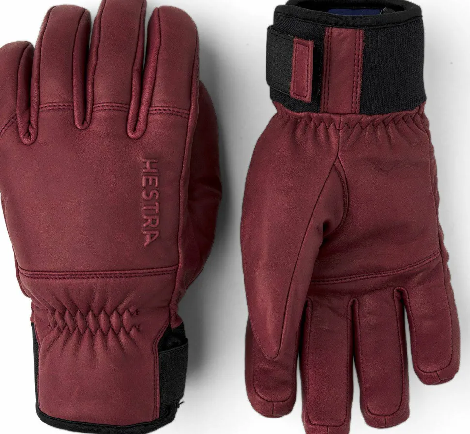 Hestra Omni - 5 Finger Bordeaux
