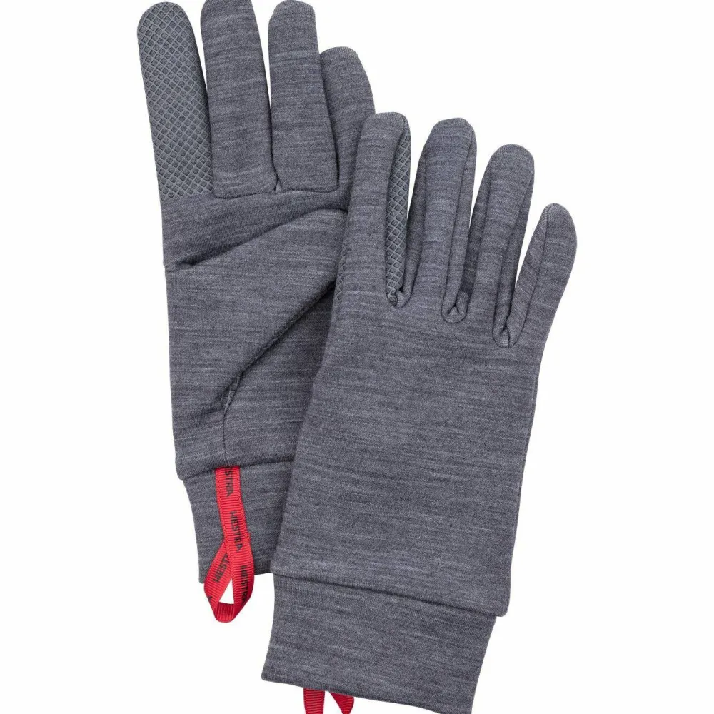Hestra Touch Point Warmth - 5 Finger Grey Grå Best