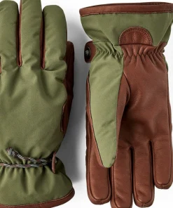 Hestra Vemdalen CZone 5-finger Olive Sale