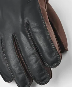 Hestra Wakayama 5-Finger Navy/Brown Sale