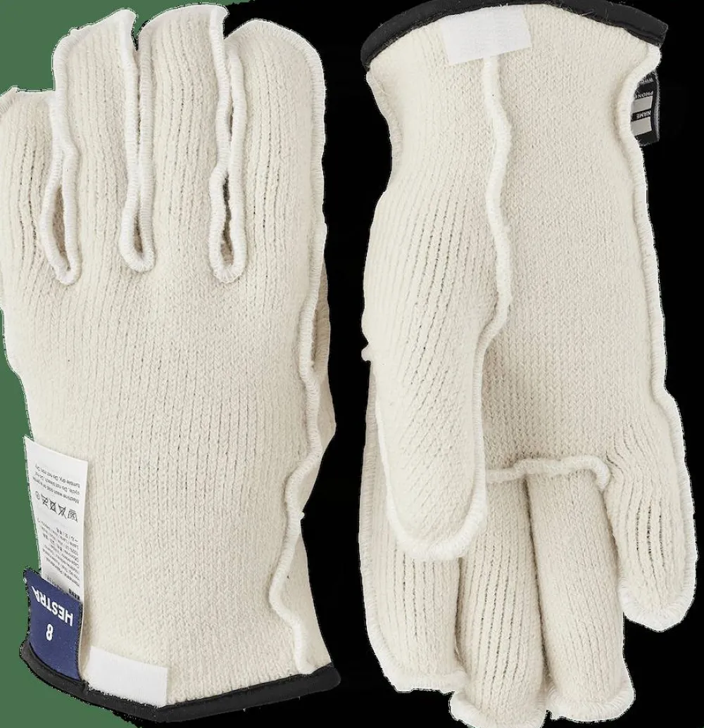Hestra Wakayama Wool Liner 5-Finger Offwhite Sale