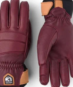 Hestra Women's Fall Line - 5 Finger Bordeaux