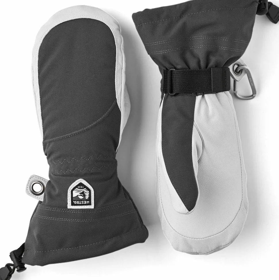 Hestra Women's Heli Ski Female Mitt Grey/Offwhite