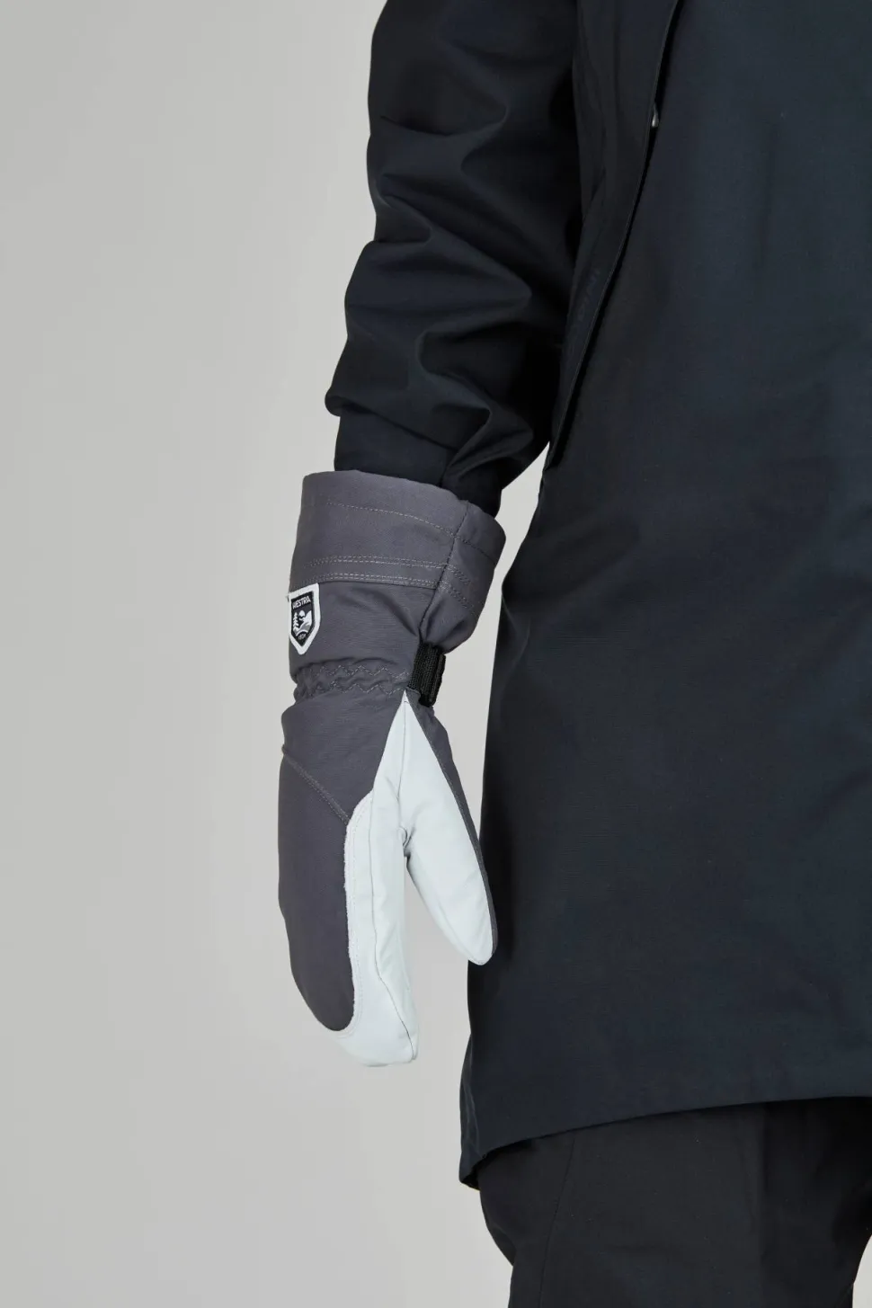Hestra Women's Heli Ski Female Mitt Grey/Offwhite