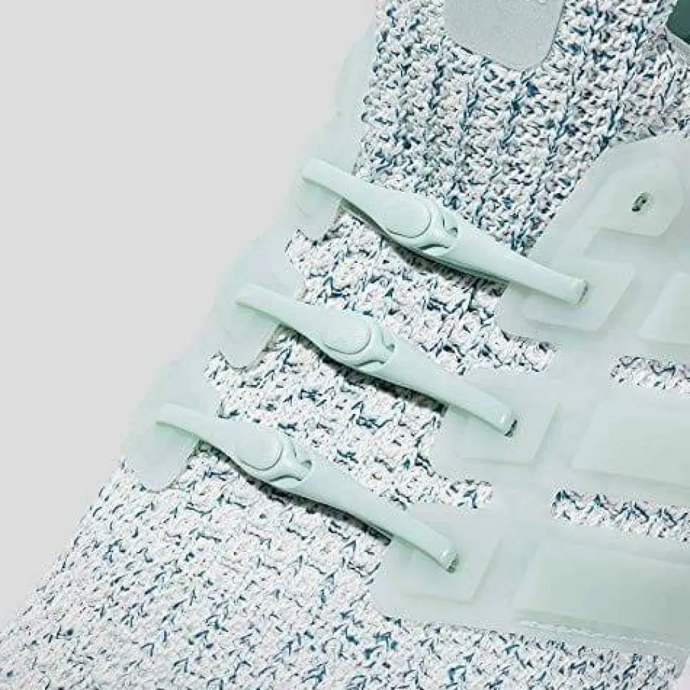 Hickies No Tie Laces 2.0 Muted Mint New