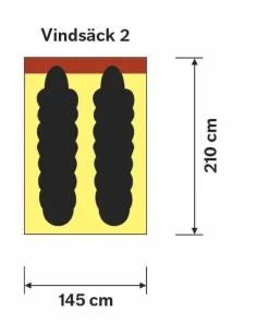 Hilleberg Windsack 2 Red Röd Discount