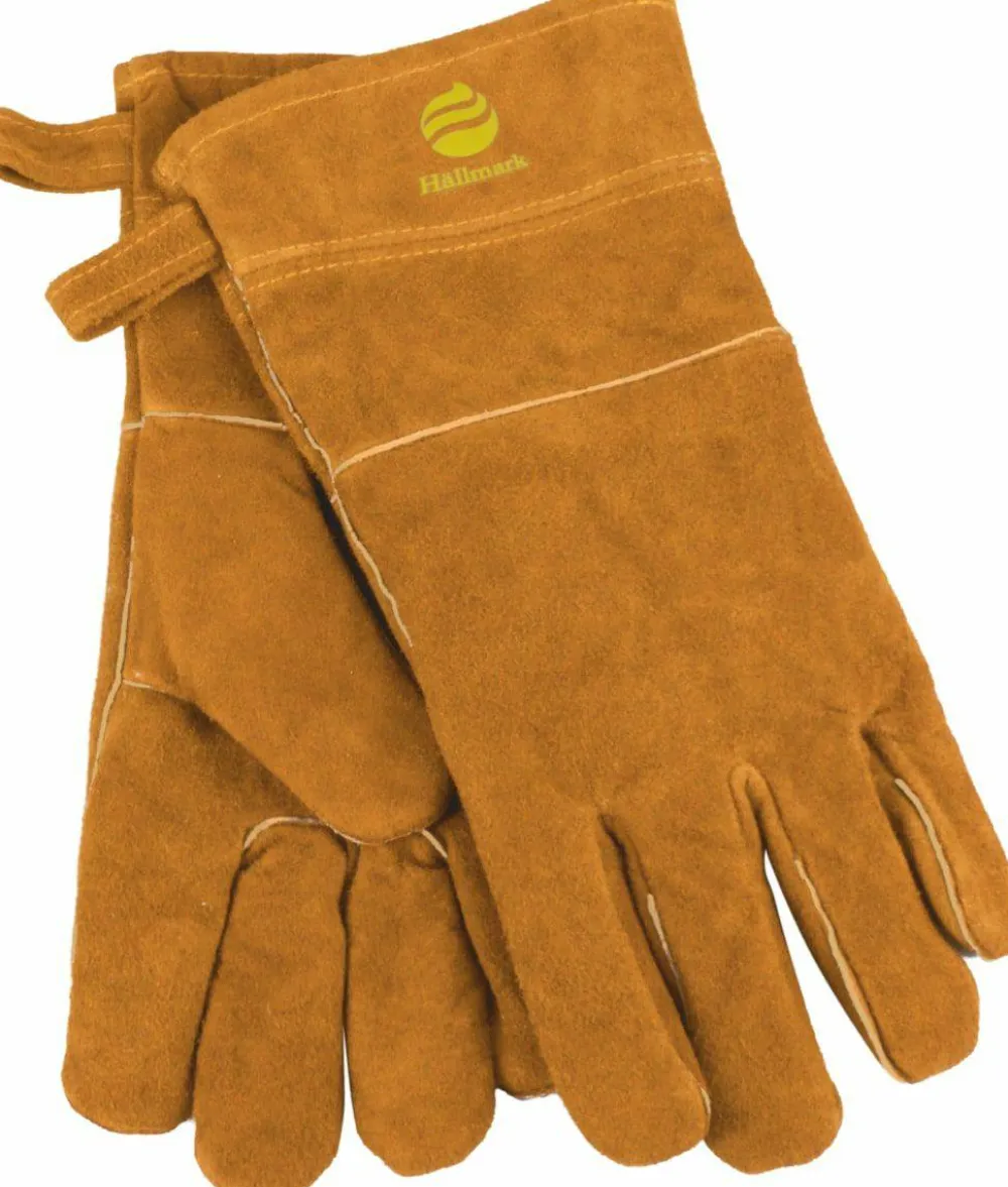 Hällmark Leather Gloves Medium Brown Best