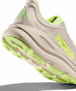 Hoka Men's Bondi 9 Grout/Neon Yuzu Hot