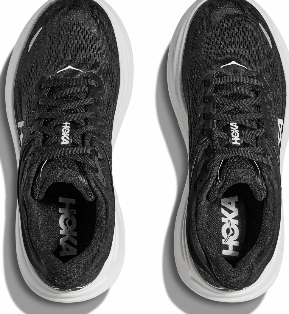 Hoka Men's Bondi 9 Wide Black/White