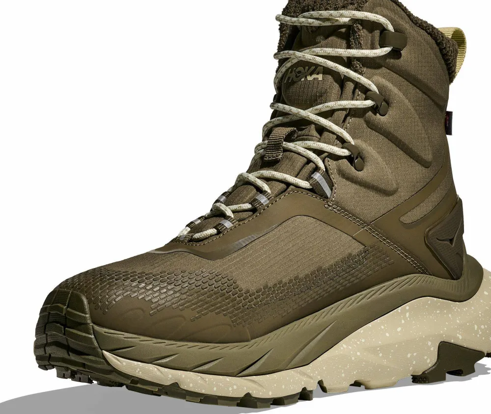 Hoka Men's Kaha 2 Frost GORE-TEX Antique Olive/Oyster Mushroom Hot