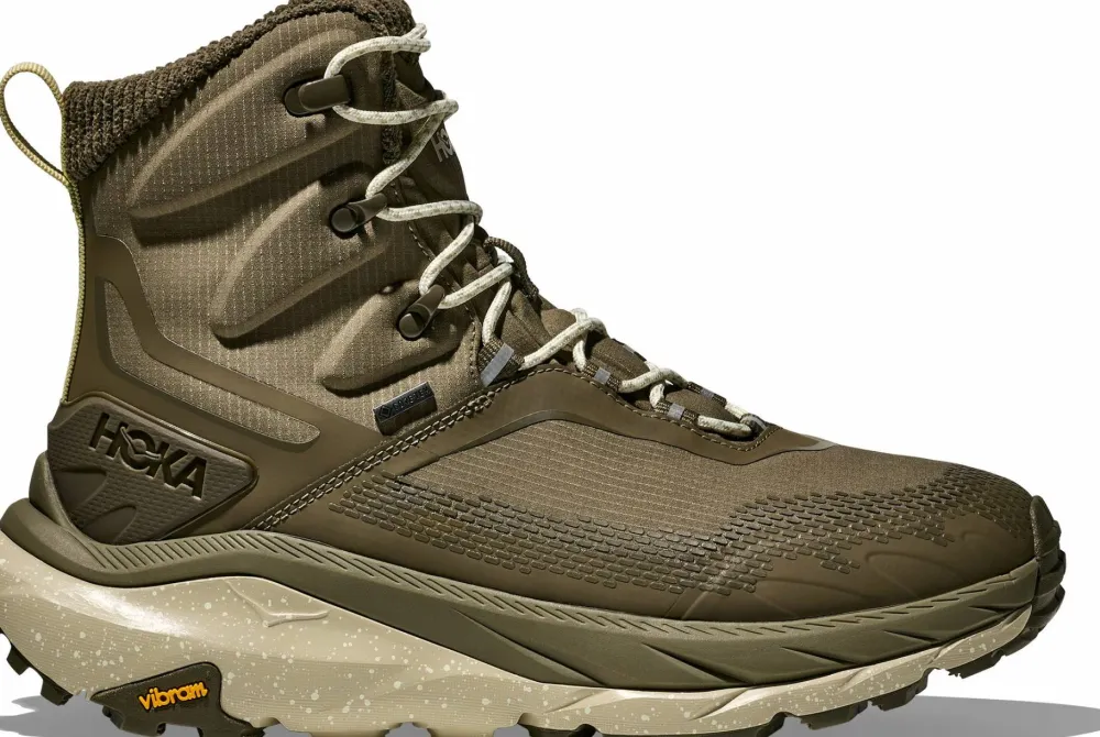 Hoka Men's Kaha 2 Frost GORE-TEX Antique Olive/Oyster Mushroom Hot