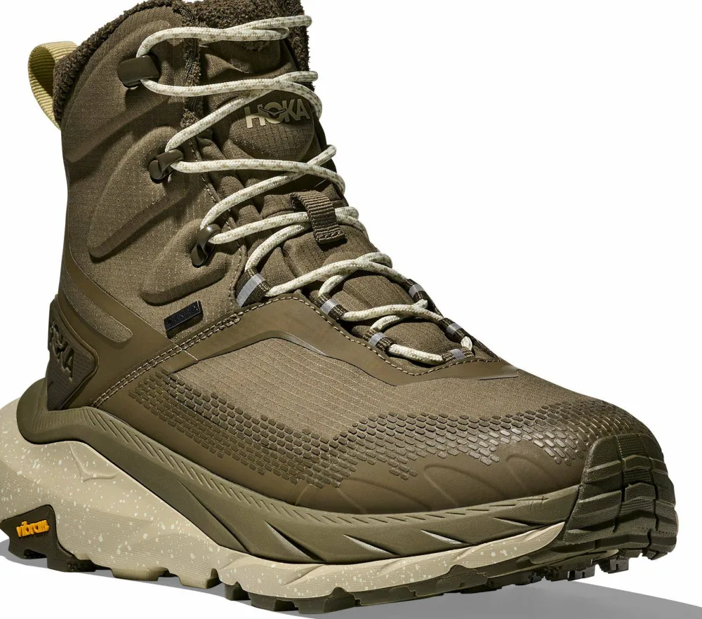 Hoka Men's Kaha 2 Frost GORE-TEX Antique Olive/Oyster Mushroom Hot