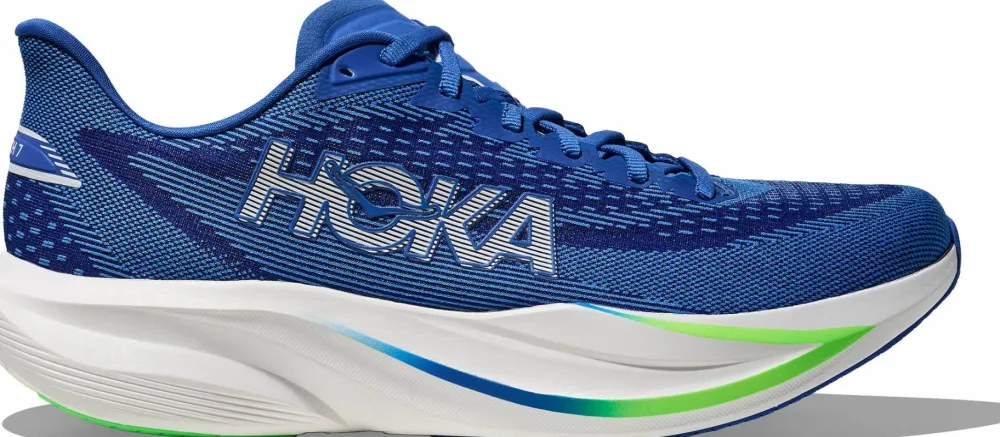 Hoka Men's Mach 7 Cobalt Blue/Neon Green Online