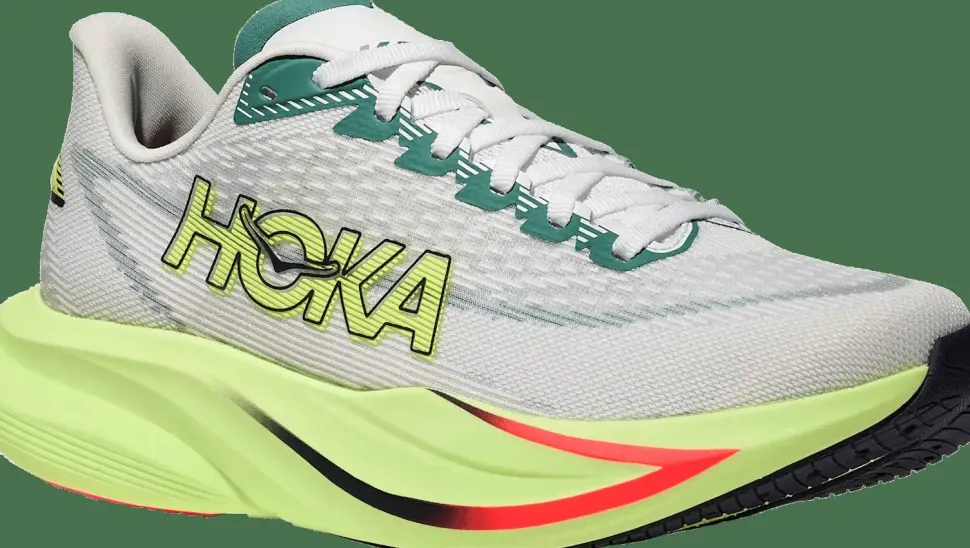 Hoka Men's Mach 7 Frost/Neon Yuzu